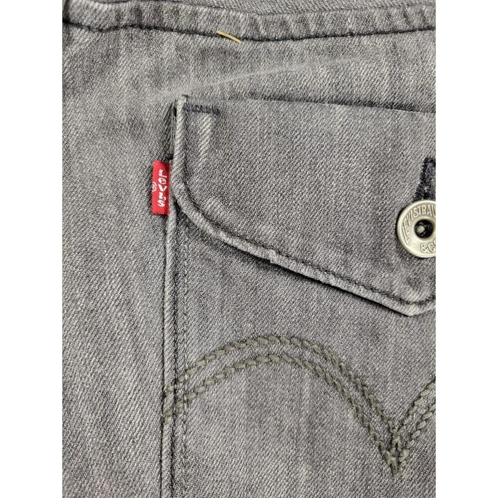 Levi's 514 Slim Straight Jeans – Size 32x32 – Dark Gray / Washed Black